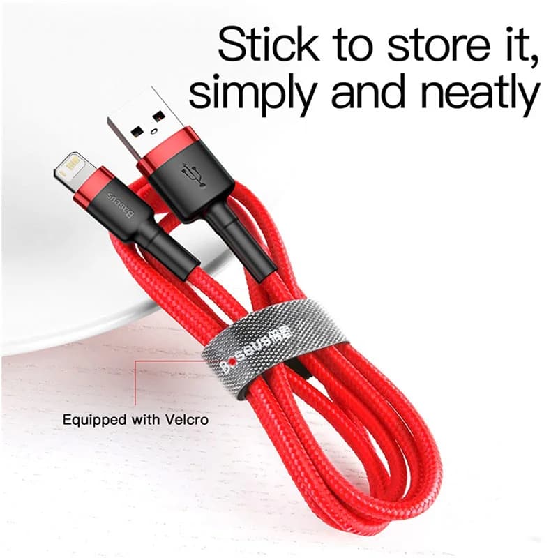 USB-A to Lightning 케이블, 2.4A 고속 충전